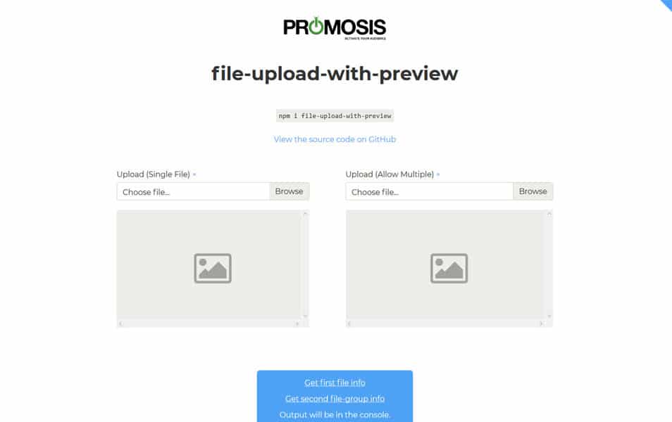 file-upload-with-preview  - JavaScript File Upload Library