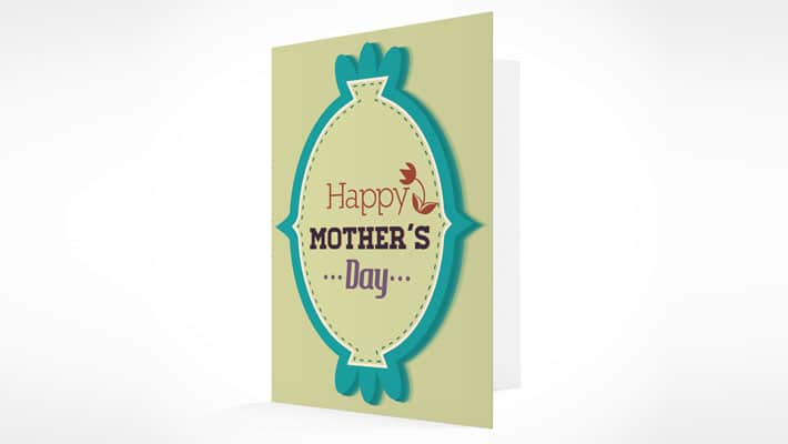 Generic Bifold Greeting Card Mockup