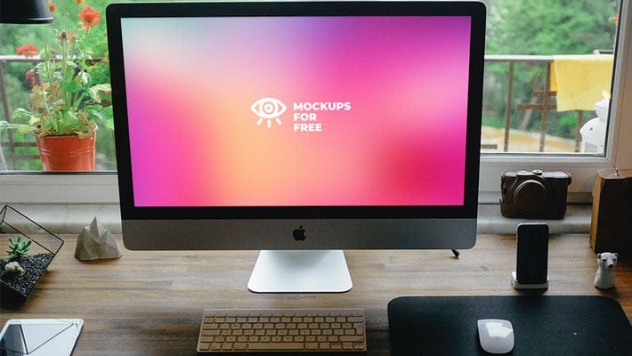 iMac Photo-Based Mockup