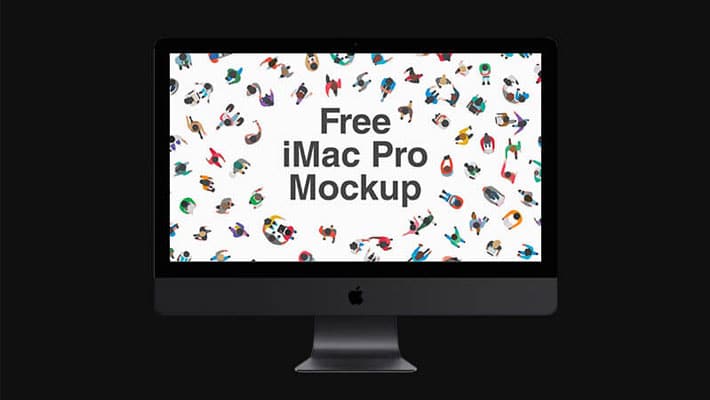 iMac Pro Mockup PSD