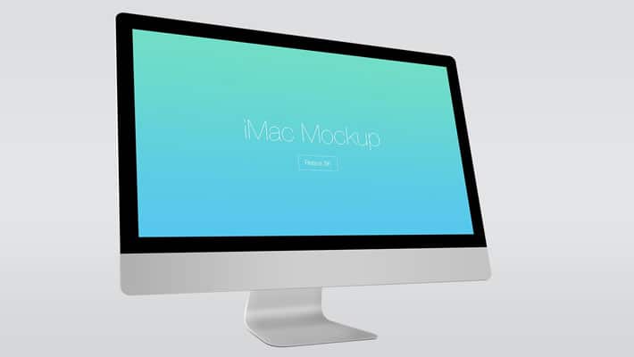 iMac Retina 5K Mockup