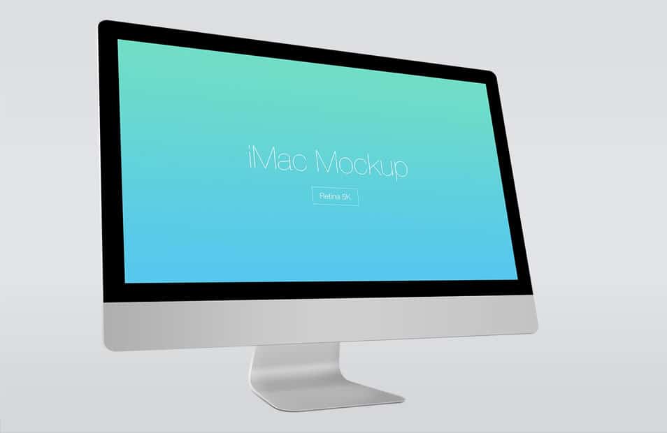 iMac Retina 5K Mockup