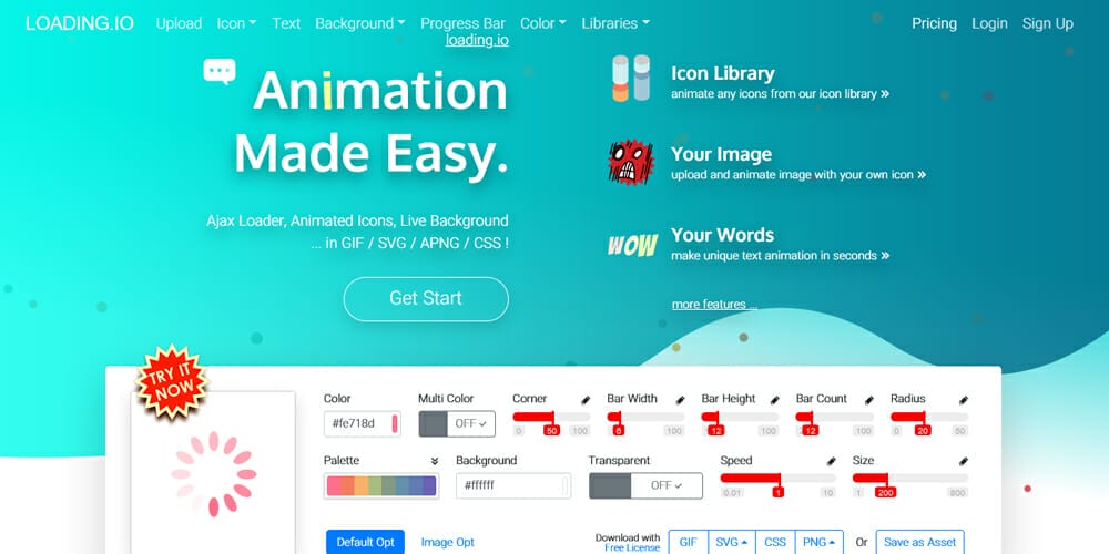 Amazing SVG Animation Tools and Libraries 16 loading.io