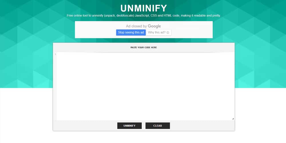 unminify