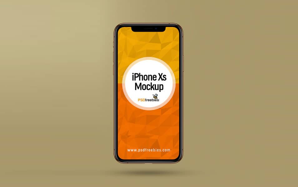 Apple iPhone Xs Mockup PSD