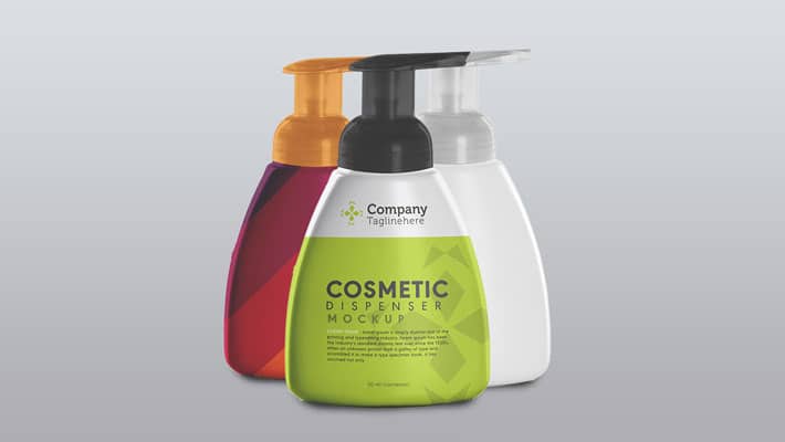 Cosmetic Dispenser Mockup