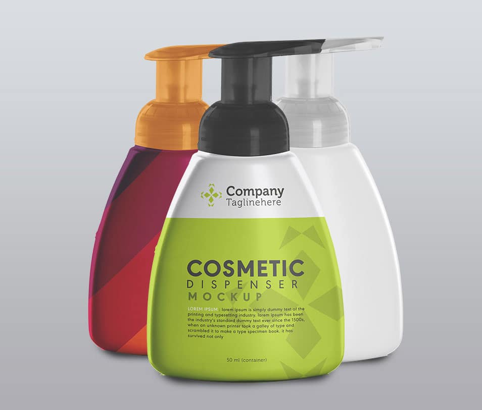 Cosmetic Dispenser Mockup