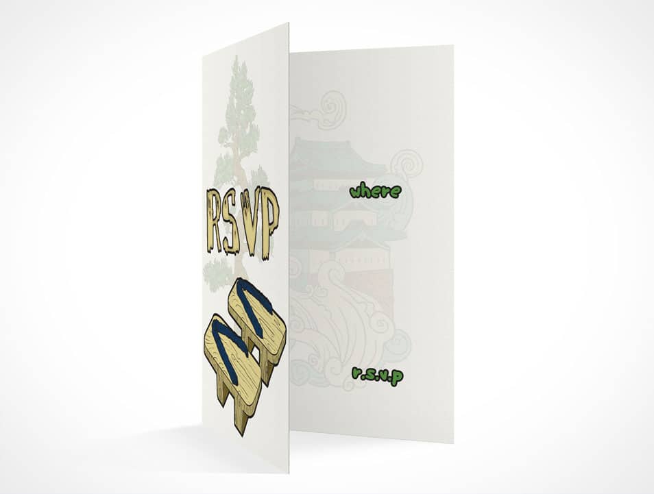 Invitation Card Mockup