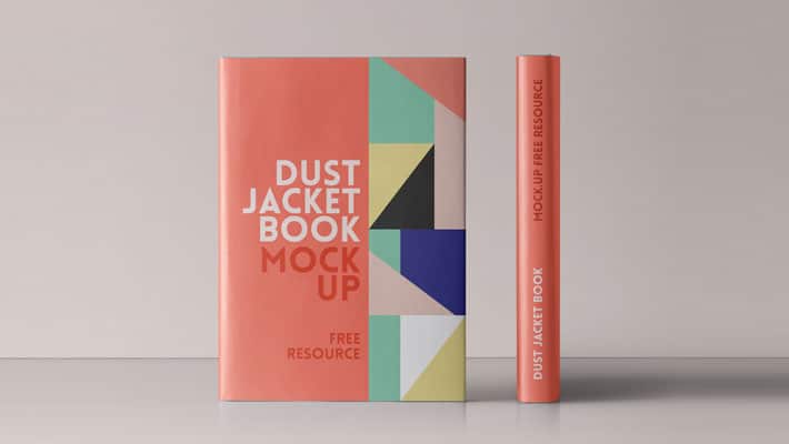 PSD Dust Jacket Book Mockup