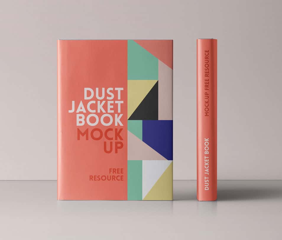PSD Dust Jacket Book Mockup