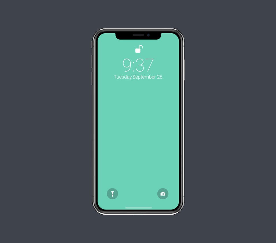 Vector iPhone X Mockup