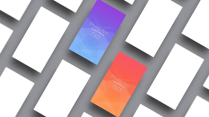 iPhone App Perspective Mockup