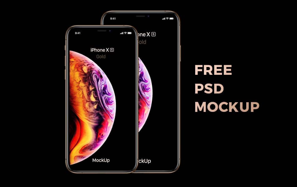 iPhone XS Free PSD