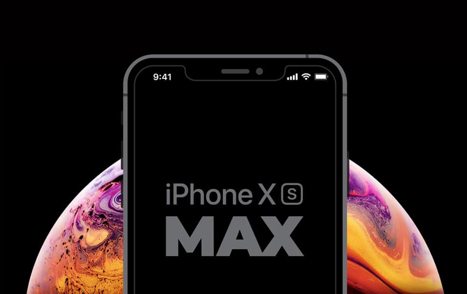 iPhone XS Max Vector Mockup