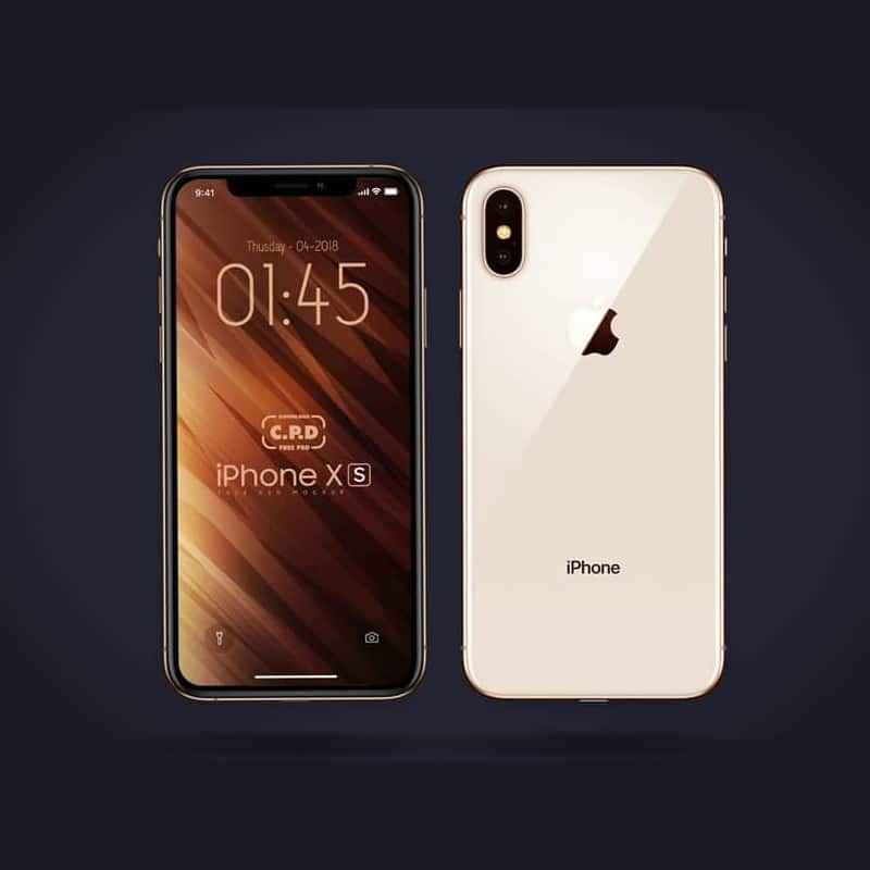 iPhone XS iPhone XS Max and iPhone XR Mockup Templates