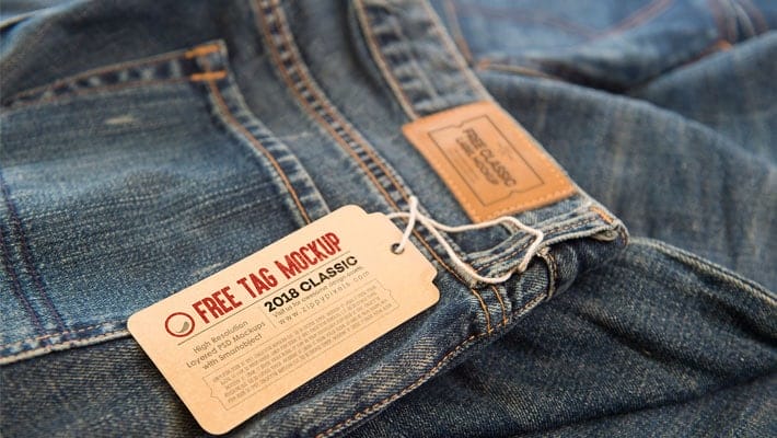 2 Free Clothing Label Mock Ups