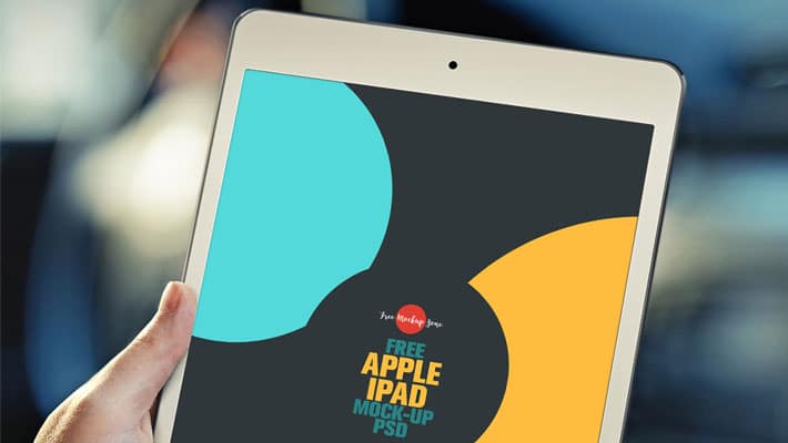 Free Apple iPad Mock-up PSD