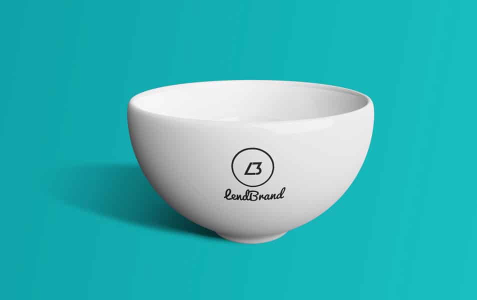 Free Bowl Logo Mockup
