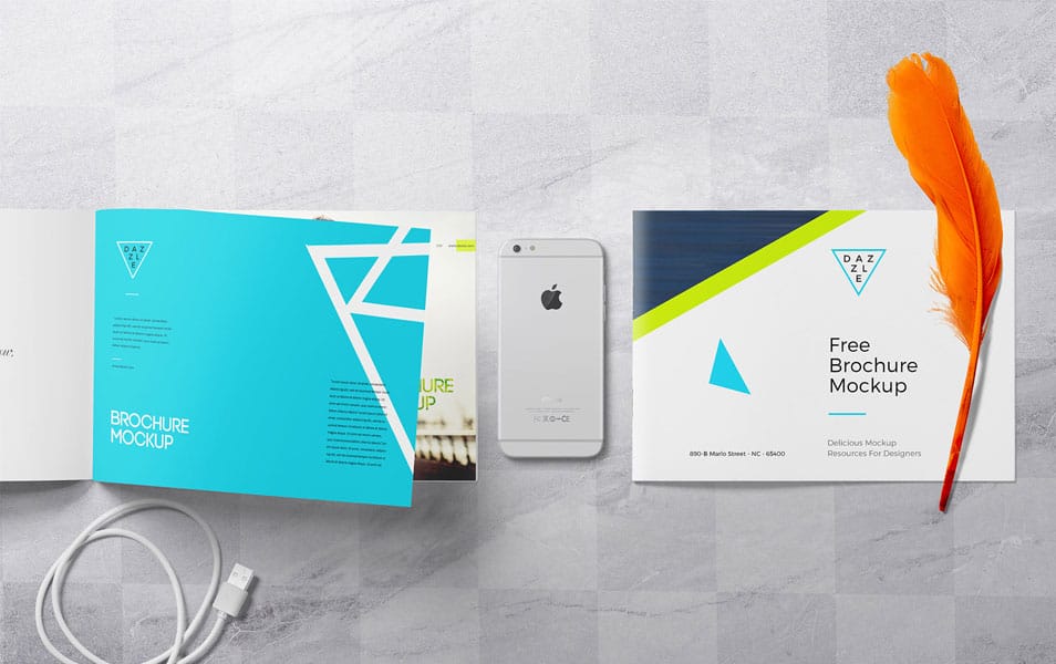Free Brochure Mockup PSD