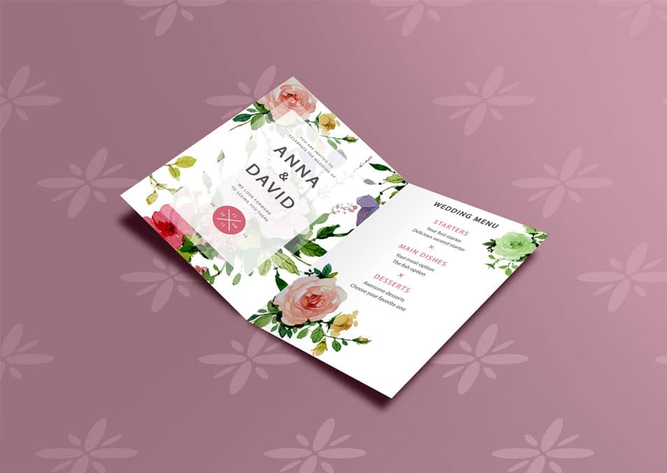 Free Classic Invitation Card Mockup