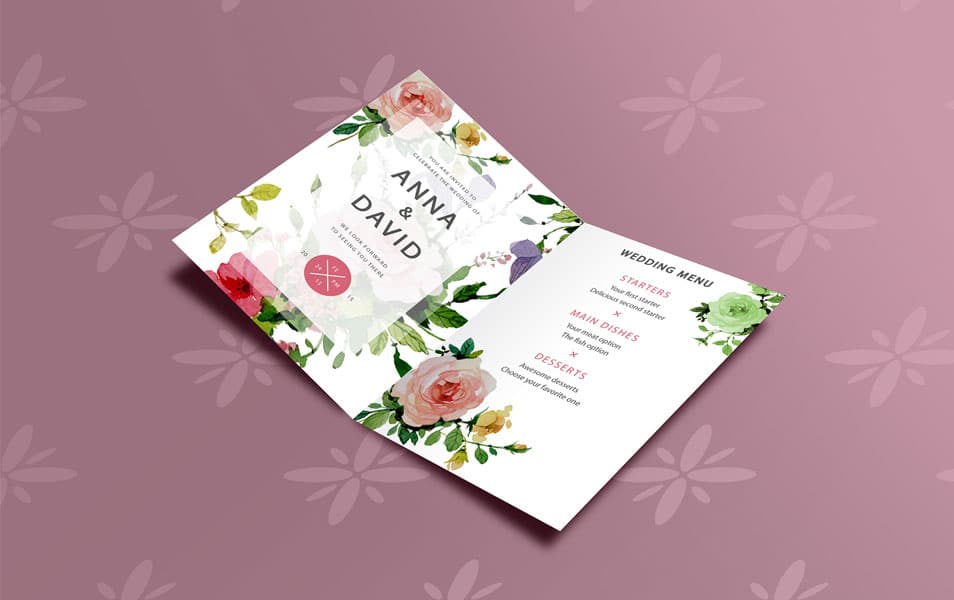 Free Classic Invitation Card Mockup