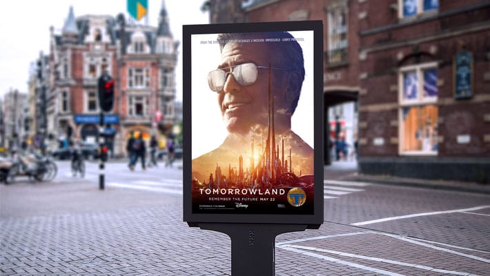 Free Market Vertical Poster Mockup For Advertisement