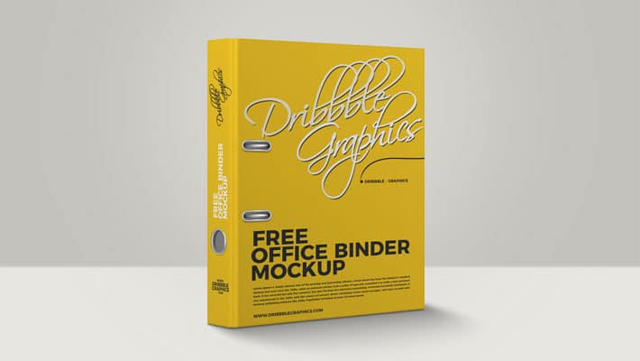 Free Office Binder Mockup