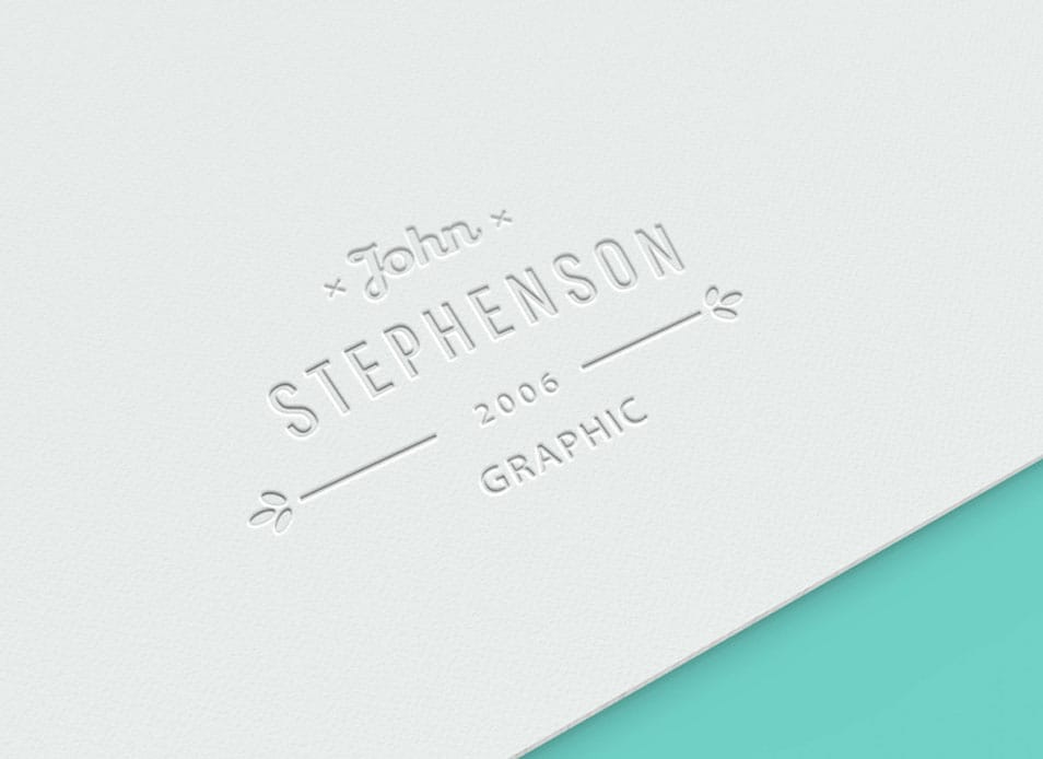 Free PSD Logo Mockup