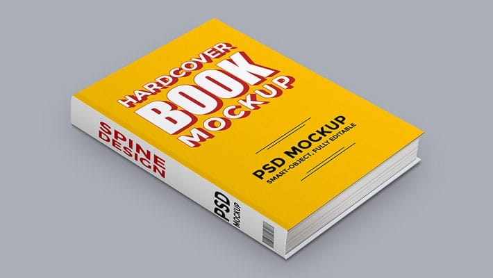 Hardcover Book PSD Mockup