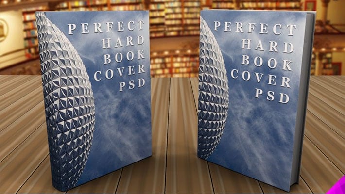 Hardcover Books Mockup