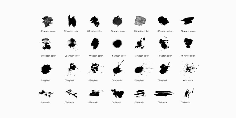 Ink Brushes for Photoshop