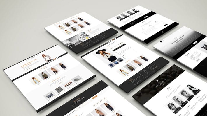 Isometric PSD Web Mockup