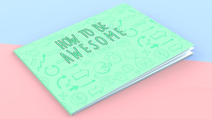 Landscape Book Cover Mockup