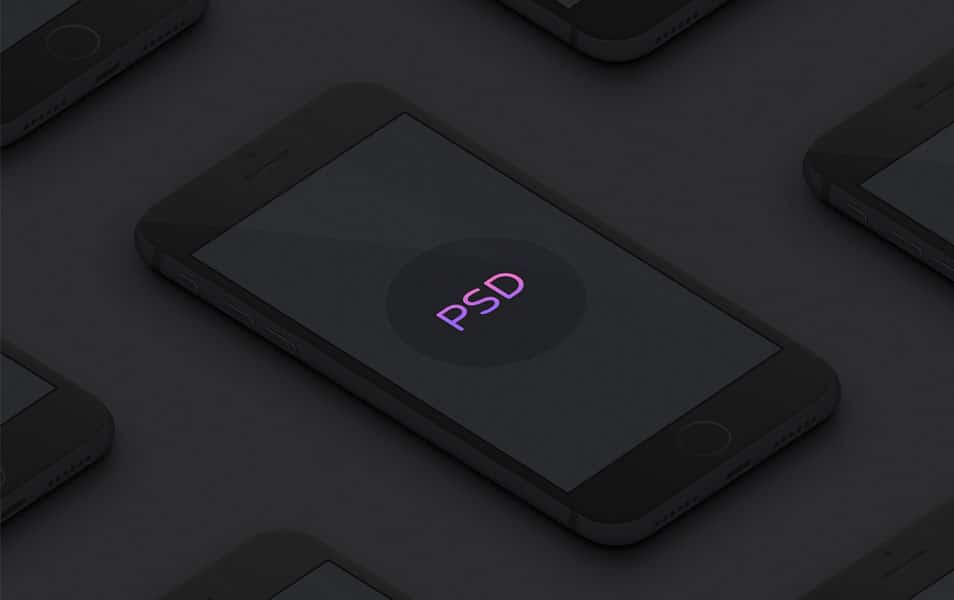Minimal 3D iPhone Mockups
