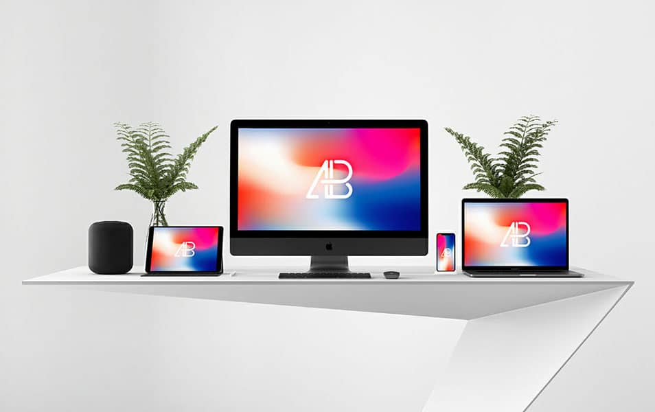 Modern Responsive Showcase Mockup