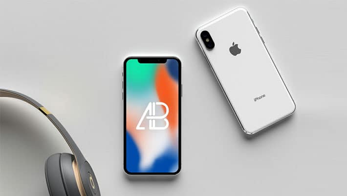 Modern iPhone X Mockup