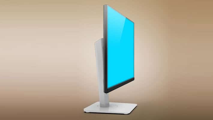 Monitor U2412h Mockup