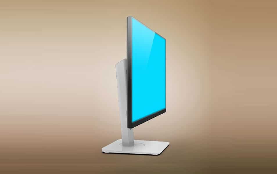 Monitor U2412h Mockup