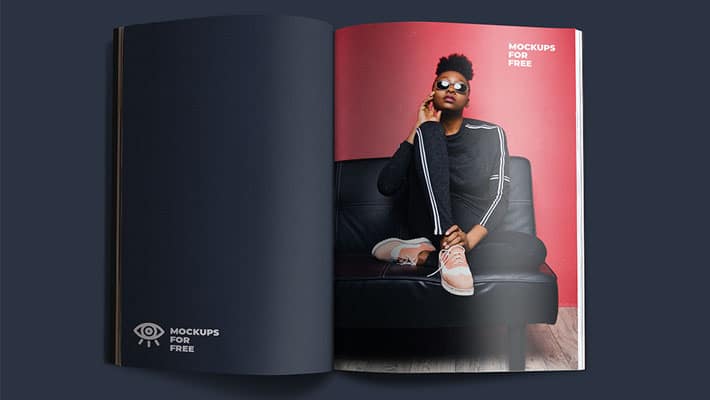 Open Magazine Mockup