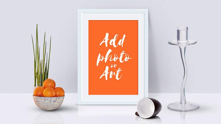 Photo Frame Mockup Scene
