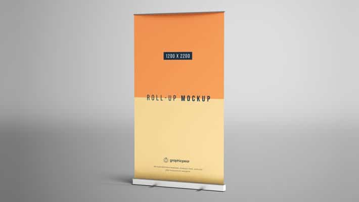 Photoshop Rollup Mockup