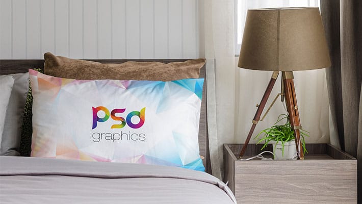 Pillow Mockup Free PSD