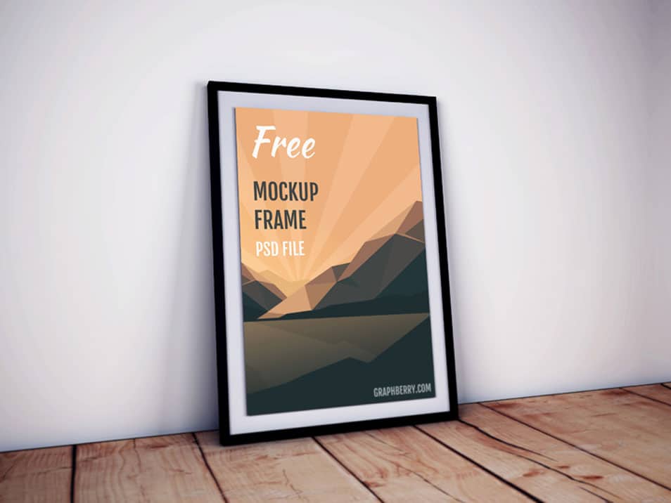 Poster Frame PSD Mockup
