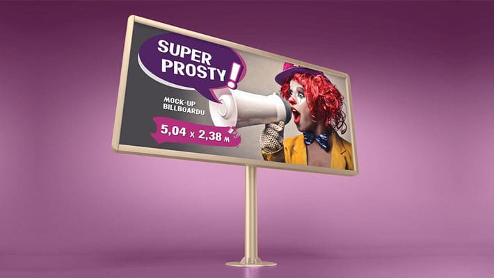 Prosty Billboard Mockup