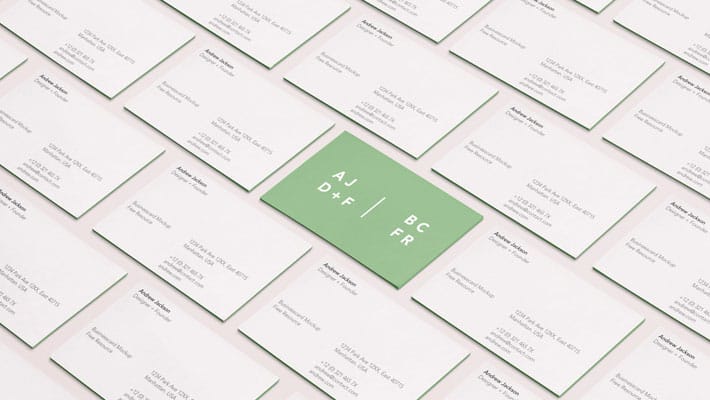 PSD Business Card Mock-Up