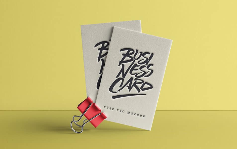 PSD Business Card Mock-Up