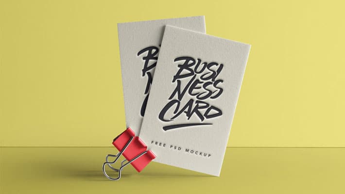 PSD Business Card Mock-Up