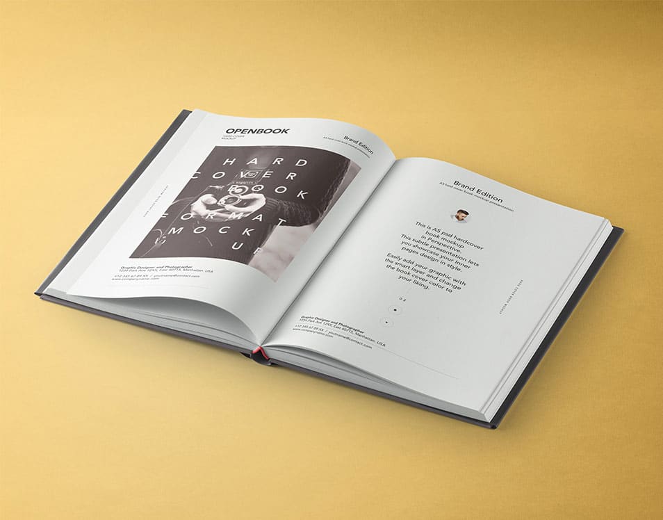 PSD Dust Jacket Book Mockup