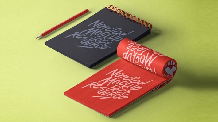 PSD Notepad Mockup