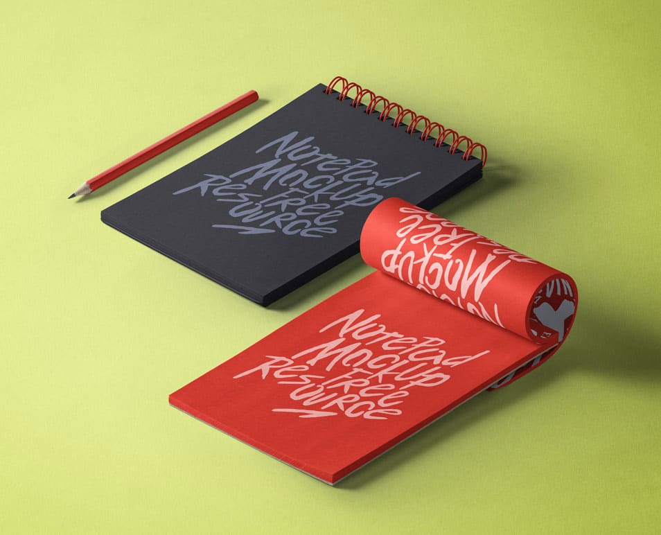 PSD Notepad Mockup
